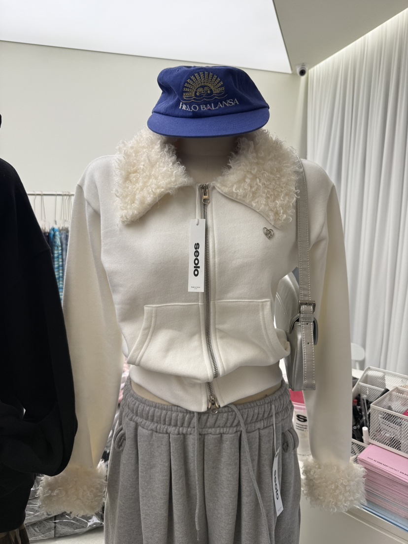 SEOLO韓國直郵㊣女裝新款時尚人氣休閑真品職業熱賣夾克拉鏈Seolo seoul夾克圖色2