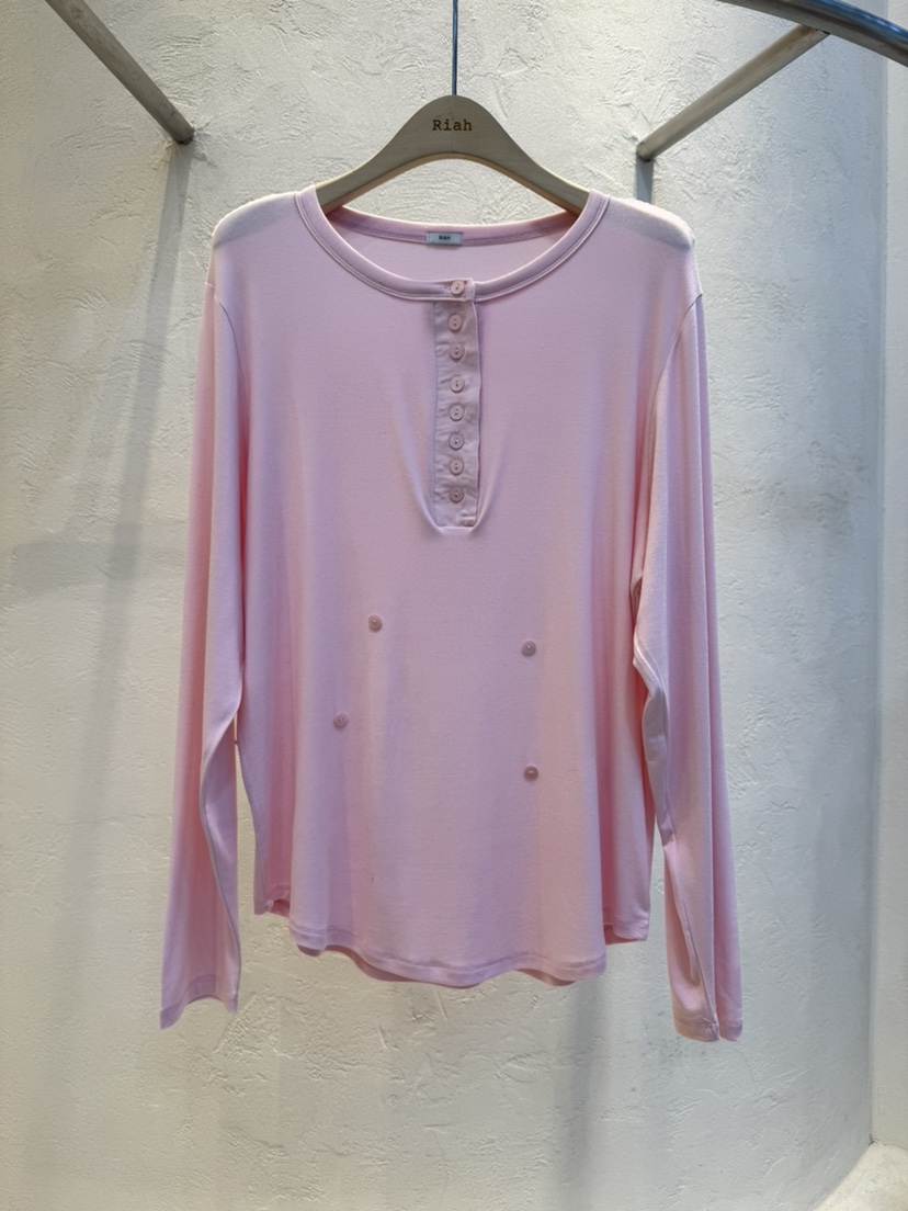 RIAH東大門㊣代購女士新款人氣熱賣時尚推薦職業25秋冬長袖T恤RIAH長袖T恤圖色2
