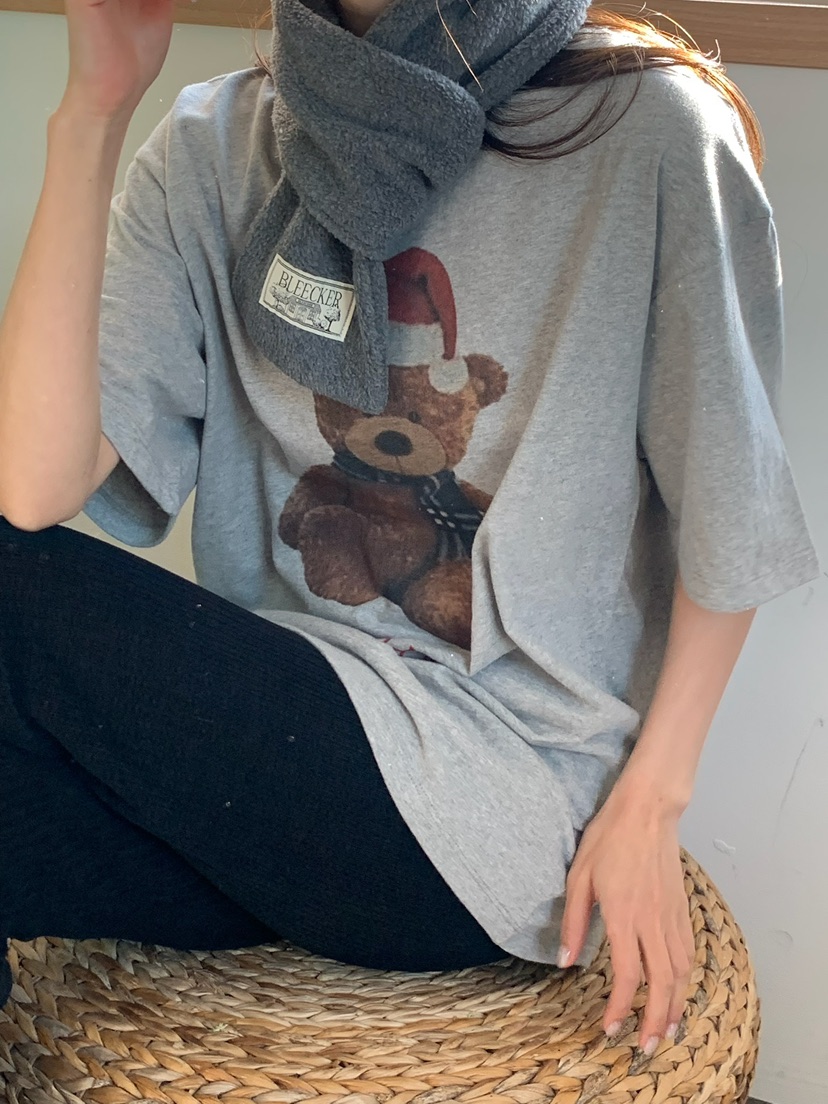 BLEECKER東大門㊣代購女裝新款休閑推薦25秋冬熱賣職業真品T恤BLEECKERT恤