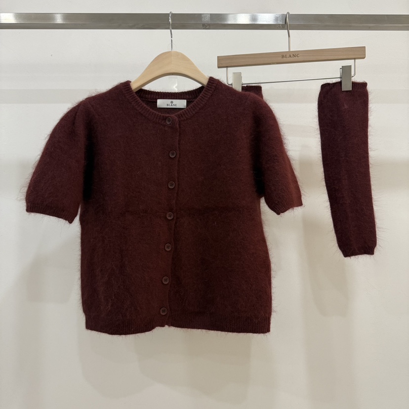 BLANC-A韓國代購㊣女士新品真品熱賣推薦針織衫安哥拉保暖BLANC-A針織衫圖色3