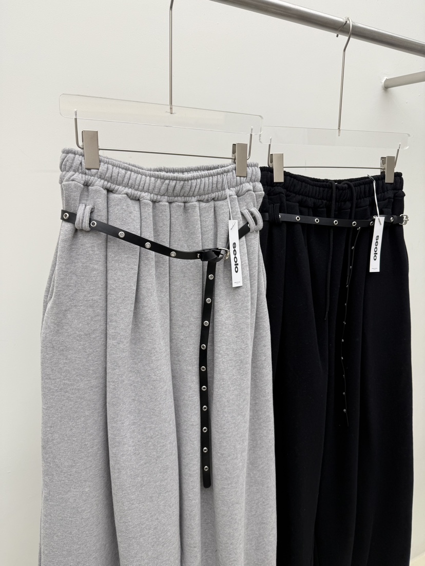 SEOLO東大門㊣代購女裝新品真品人氣休閑熱賣休閑褲套裝腰帶Seolo seoul休閑褲