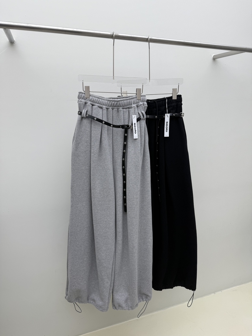 SEOLO東大門㊣代購女裝新品真品人氣休閑熱賣休閑褲套裝腰帶Seolo seoul休閑褲