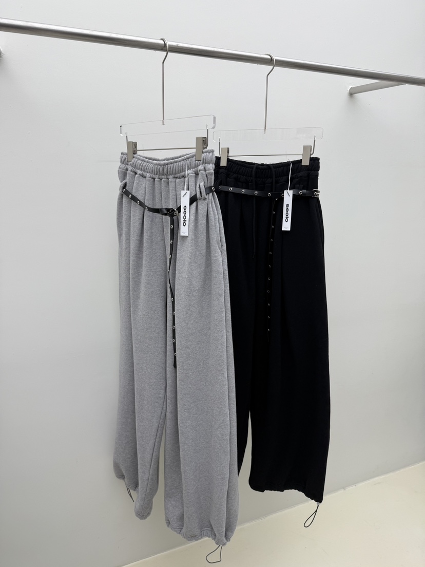 SEOLO東大門㊣代購女裝新品真品人氣休閑熱賣休閑褲套裝腰帶Seolo seoul休閑褲