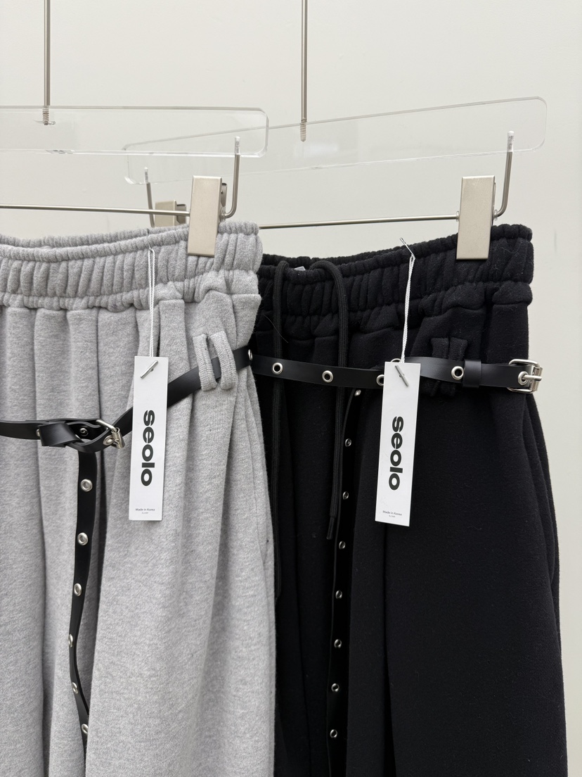 SEOLO東大門㊣代購女裝新品真品人氣休閑熱賣休閑褲套裝腰帶Seolo seoul休閑褲