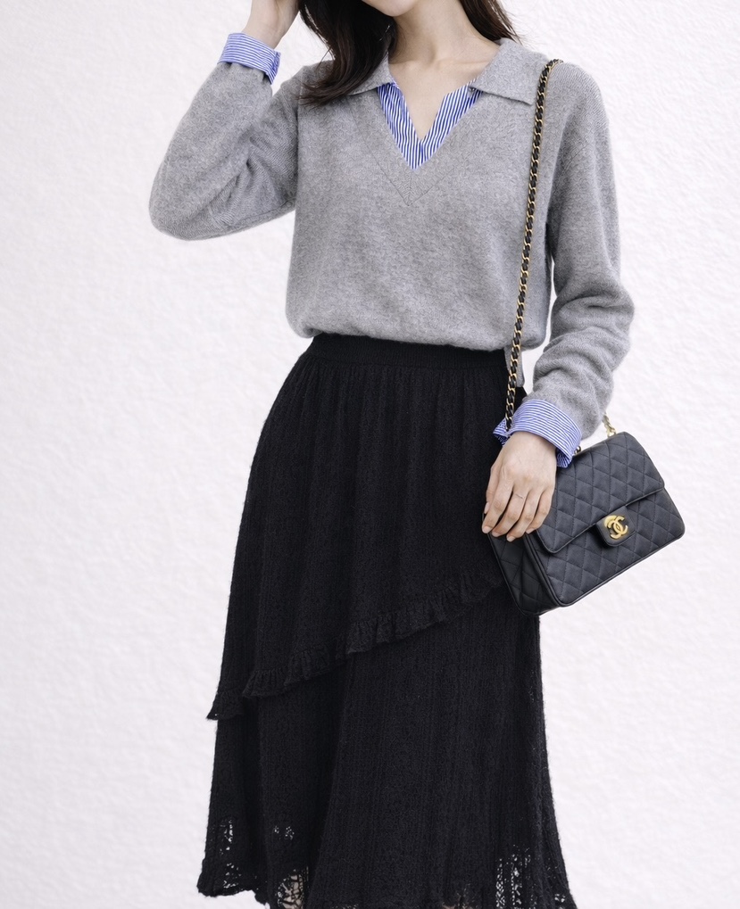 CORAL東大門㊣實拍女士新品職業推薦休閑25秋冬時尚熱賣針織衫CORAL針織衫