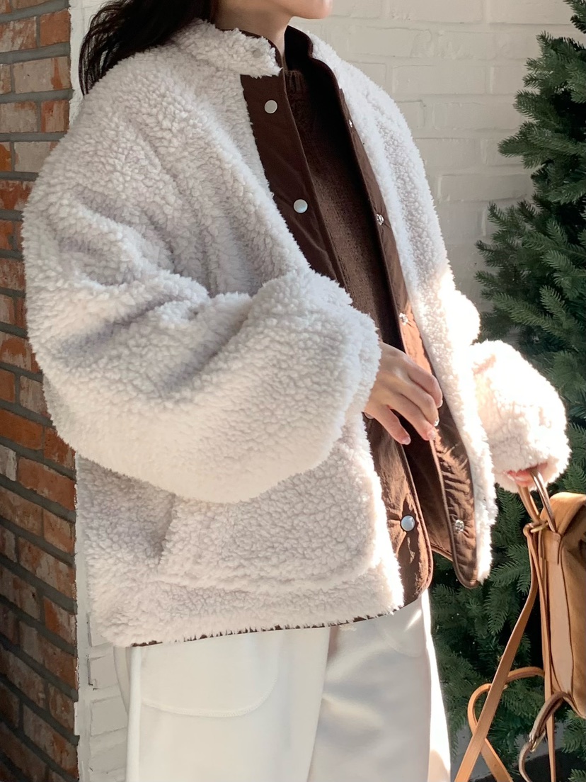 BLEECKER東大門㊣實拍女裝新品人氣推薦熱賣休閑夾克兩面可穿BLEECKER夾克