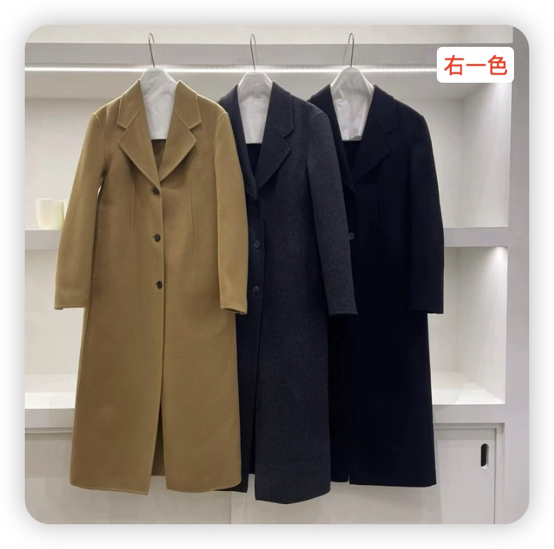 RIVER東大門㊣直郵女裝新品休閑熱賣真品人氣中長款大衣打折WATER/RIVER中長款大衣圖色3左三色