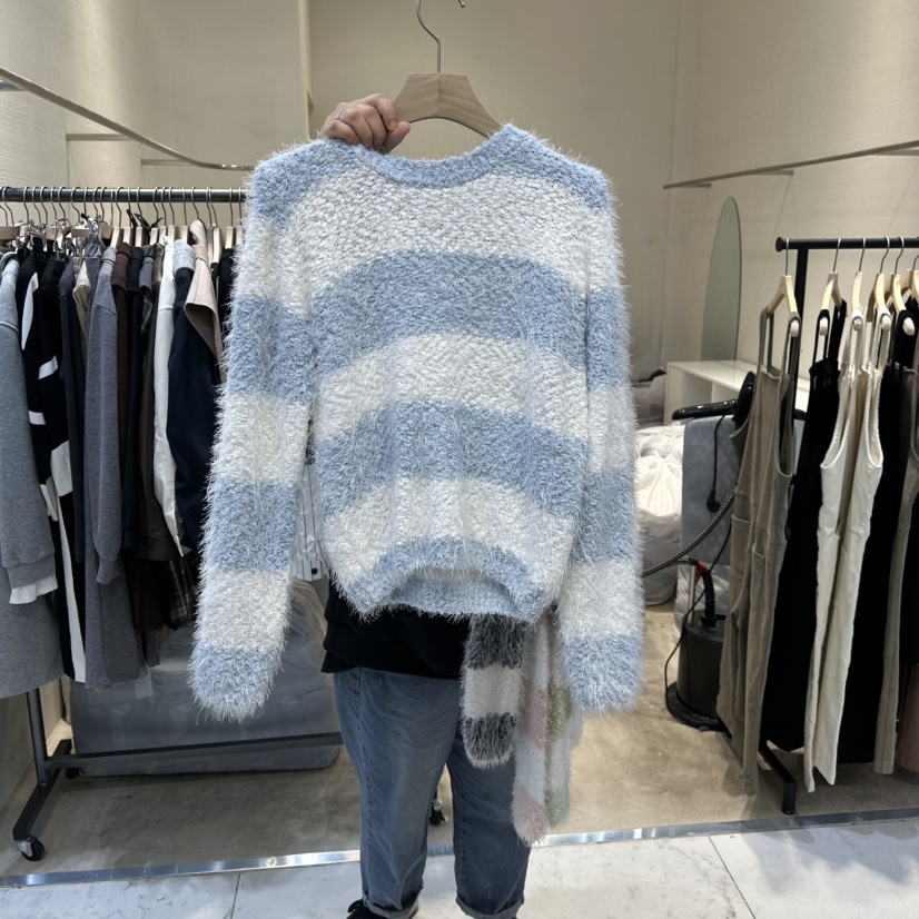 BLOOM東大門㊣實拍女裝新款推薦人氣真品25秋冬熱賣休閑針織衫BLOOM-Q針織衫圖色3