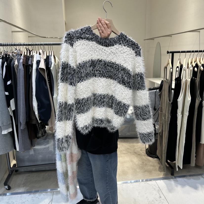 BLOOM東大門㊣實拍女裝新款推薦人氣真品25秋冬熱賣休閑針織衫BLOOM-Q針織衫圖色4