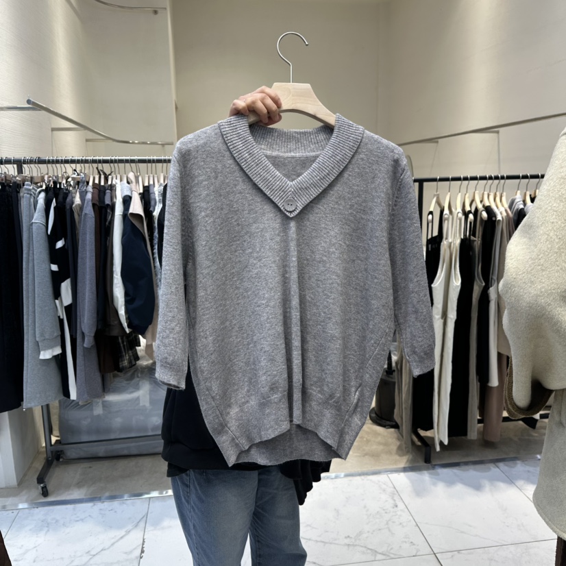 BLOOM韓國代購㊣女士新款熱賣休閑真品職業25秋冬推薦針織衫BLOOM-Q針織衫圖色4