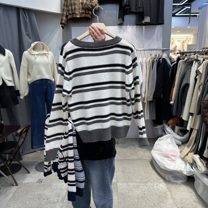 BLOOM東大門㊣直郵女裝新款時尚人氣25秋冬職業真品推薦針織衫BLOOM-Q針織衫