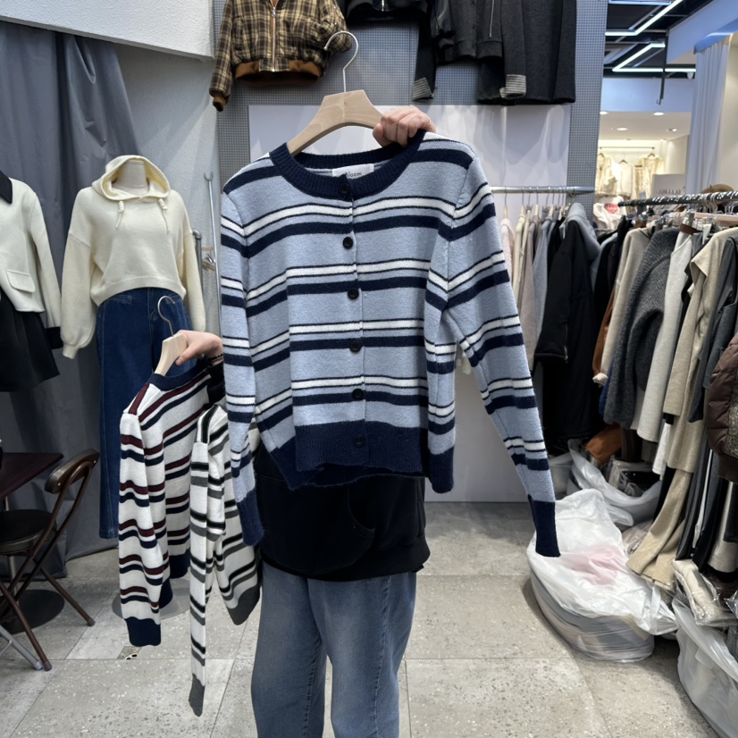 BLOOM東大門㊣直郵女裝新款時尚人氣25秋冬職業真品推薦針織衫BLOOM-Q針織衫圖色2