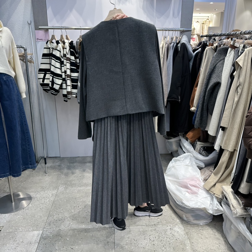 BLOOM東大門㊣代購女士新品熱賣推薦25秋冬職業真品休閑連衣裙BLOOM-Q連衣裙