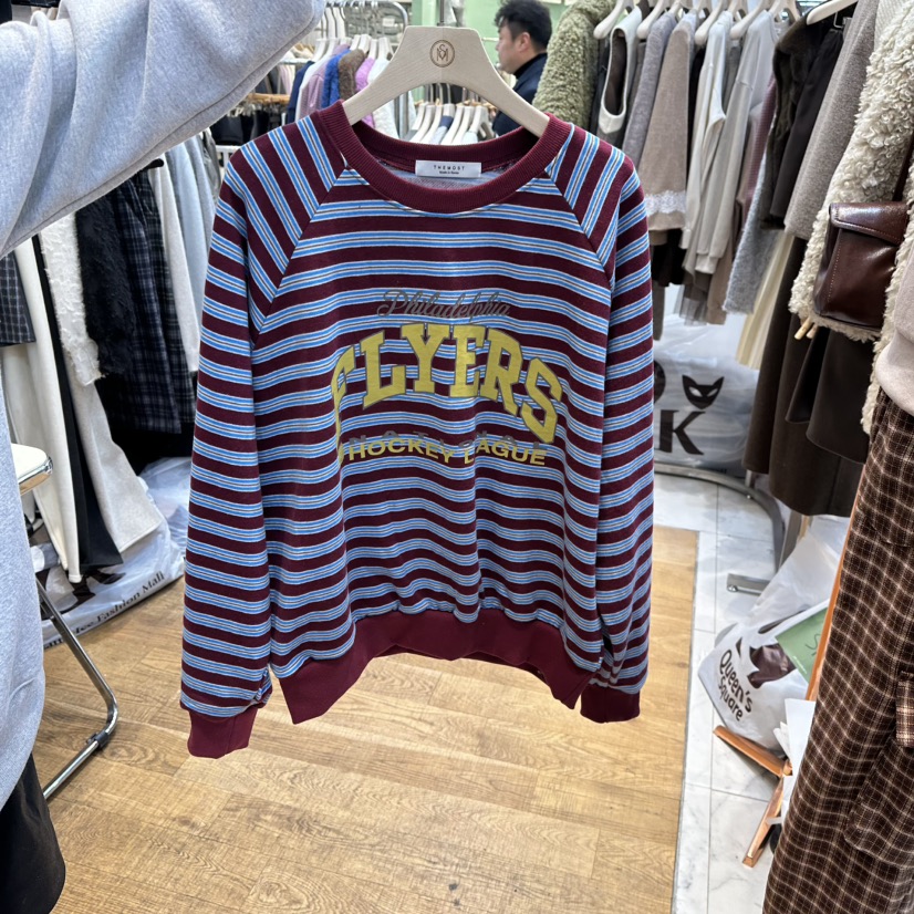 THE MOST-Q韓國代購㊣女裝新款推薦人氣時尚職業休閑衛衣THE MOST衛衣圖色1