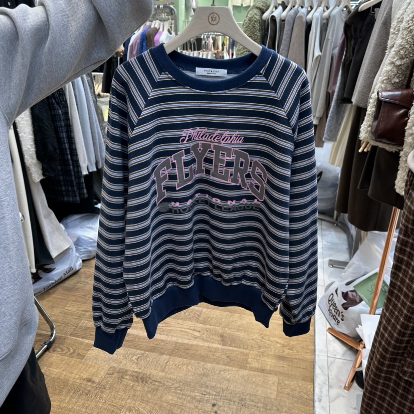 THE MOST-Q韓國代購㊣女裝新款推薦人氣時尚職業休閑衛衣THE MOST衛衣圖色2