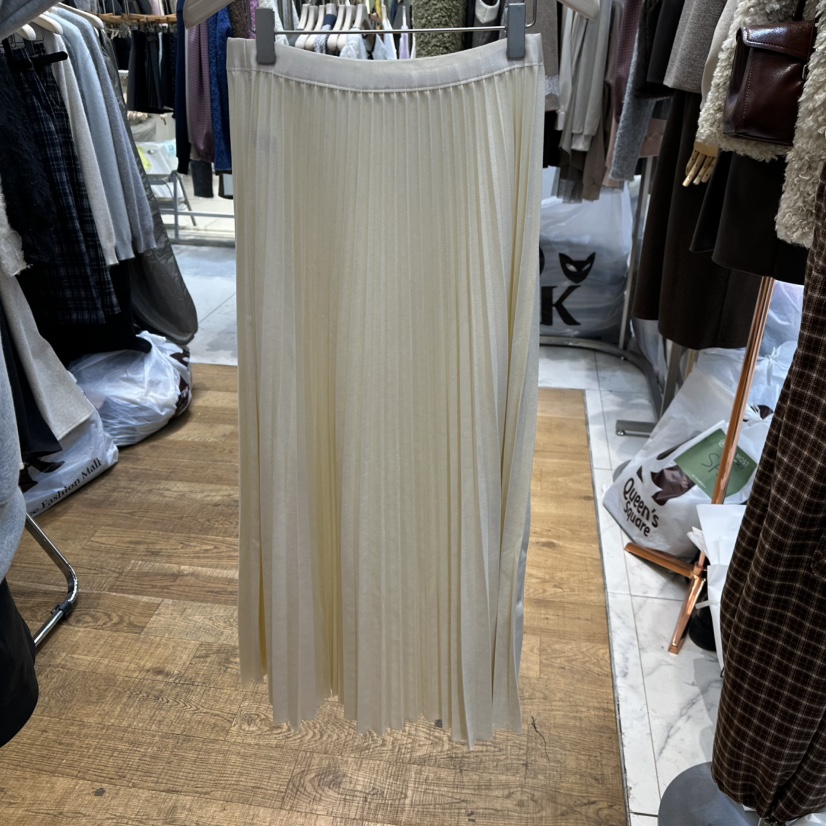 THE MOST-Q韓國直郵㊣女裝新品休閑職業25秋冬時尚長裙褶皺THE MOST長裙圖色1