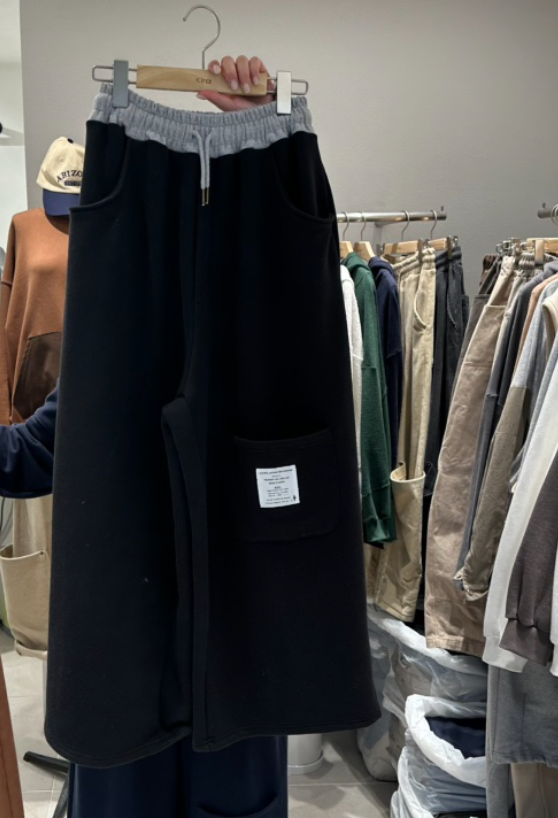 IN KIRA韓國直郵㊣女裝新品休閑推薦25秋冬人氣熱賣休閑褲IN KIRA休閑褲圖色2黑色