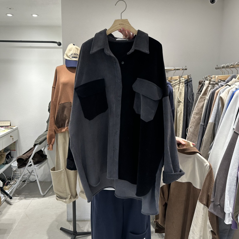 IN KIRA東大門㊣直郵女士新品25秋冬休閑推薦時尚襯衫蕾絲衫IN KIRA襯衫/蕾絲衫圖色2