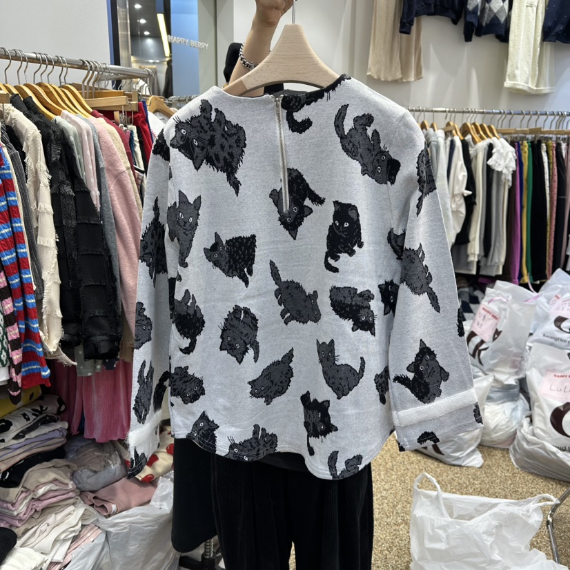 HAPPYBERRY東大門㊣實拍女裝新品推薦職業真品熱賣時尚毛衣HAPPYBERRY毛衣