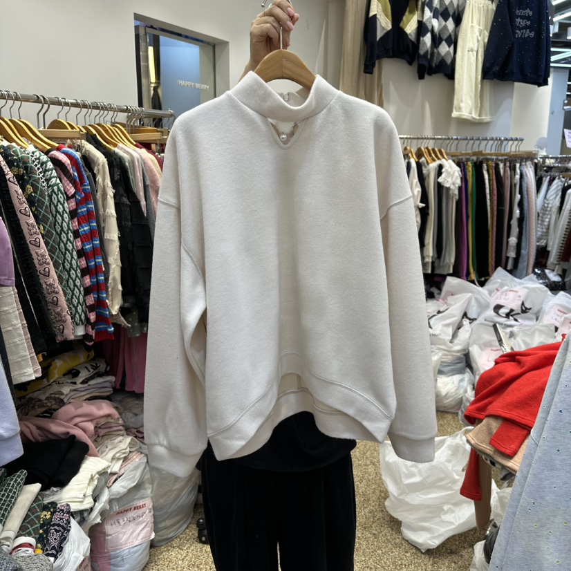 HAPPYBERRY東大門㊣直郵女裝新款職業25秋冬熱賣時尚衛衣貂皮HAPPYBERRY衛衣圖色1