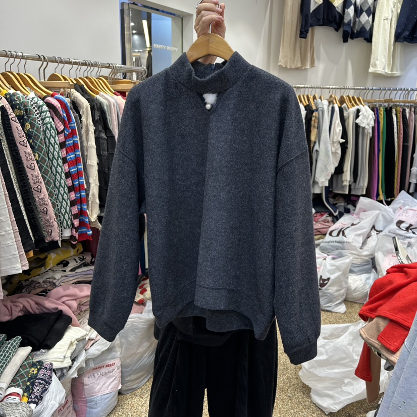 HAPPYBERRY東大門㊣直郵女裝新款職業25秋冬熱賣時尚衛衣貂皮HAPPYBERRY衛衣圖色4