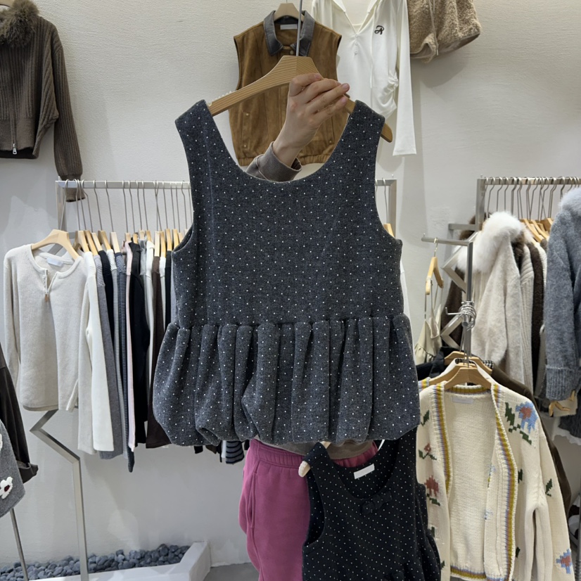 HIPTIQUE東大門㊣實拍女士新品推薦熱賣人氣25秋冬吊帶背心HIPTIQUE吊帶/背心