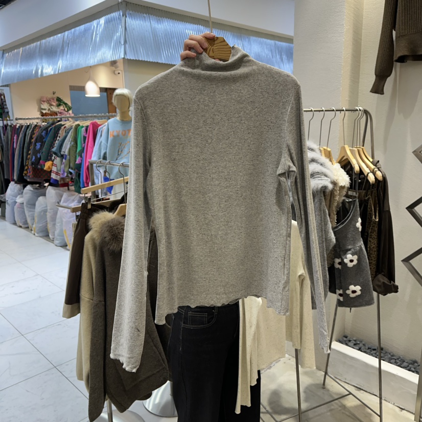 HIPTIQUE韓國直郵㊣女裝新款推薦職業熱賣人氣25秋冬長袖T恤HIPTIQUE長袖T恤圖色2