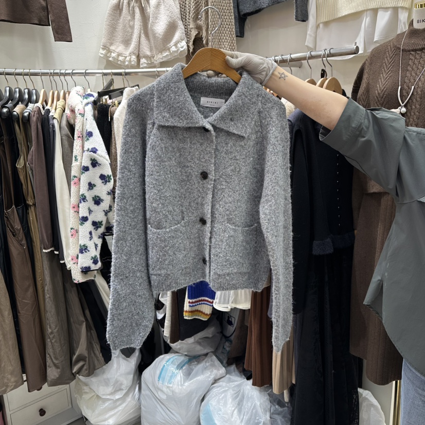 BIKINI東大門㊣直郵女士新款職業真品熱賣時尚休閑人氣針織衫BIKINI針織衫圖色2