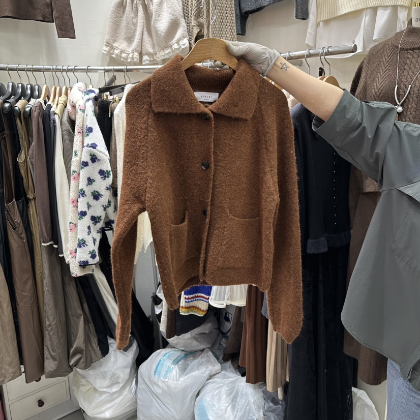 BIKINI東大門㊣直郵女士新款職業真品熱賣時尚休閑人氣針織衫BIKINI針織衫圖色3