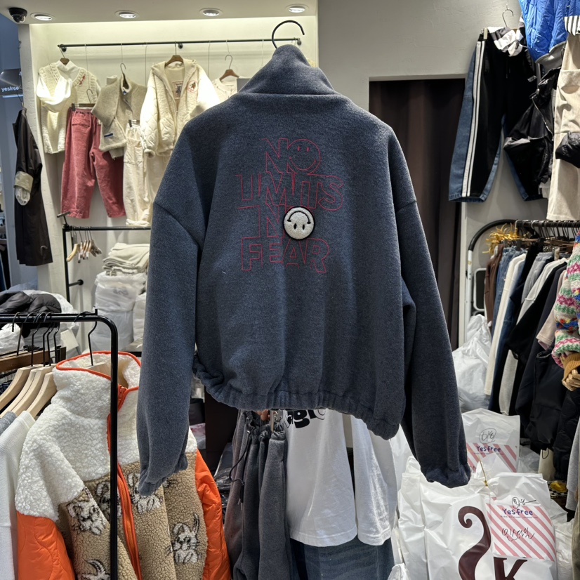 YESFREE韓國代購㊣女士新款職業推薦休閑熱賣真品25秋冬夾克加絨YESFREE夾克