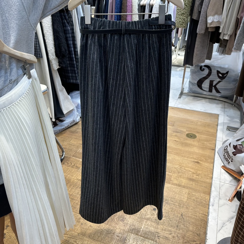 THE MOST-Q東大門㊣代購女士新品25秋冬休閑休閑褲不含腰帶THE MOST休閑褲