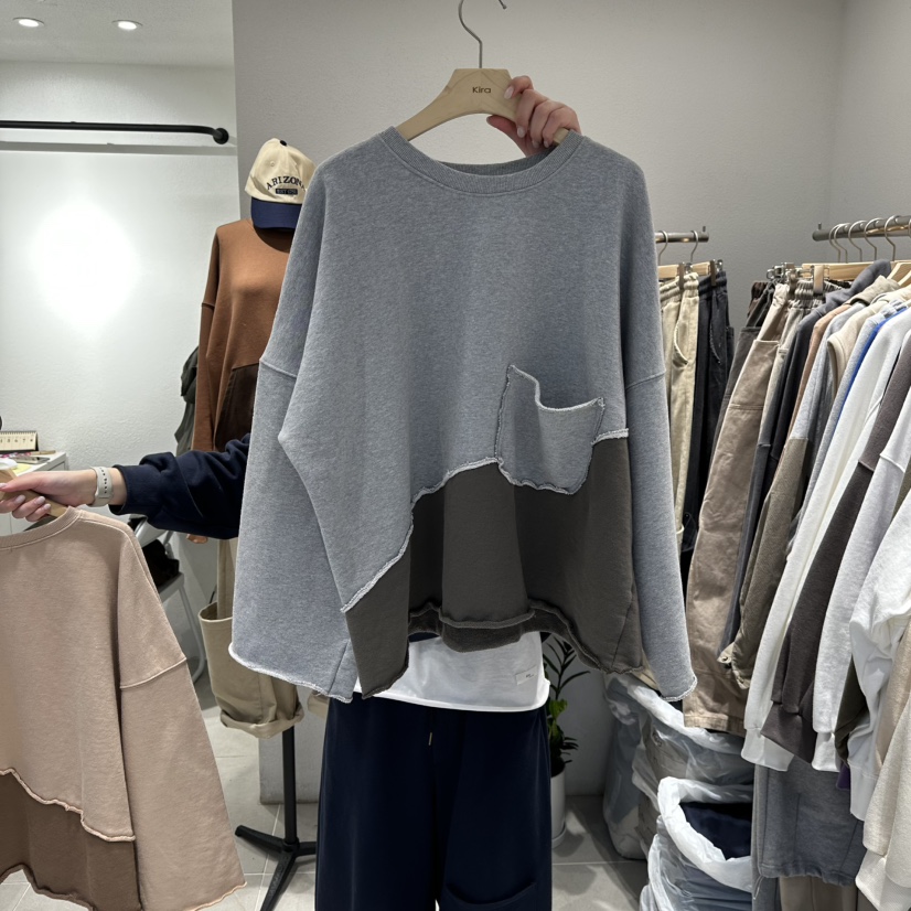 IN KIRA韓國直郵㊣女裝新品推薦職業休閑25秋冬熱賣長袖T恤IN KIRA長袖T恤圖色1