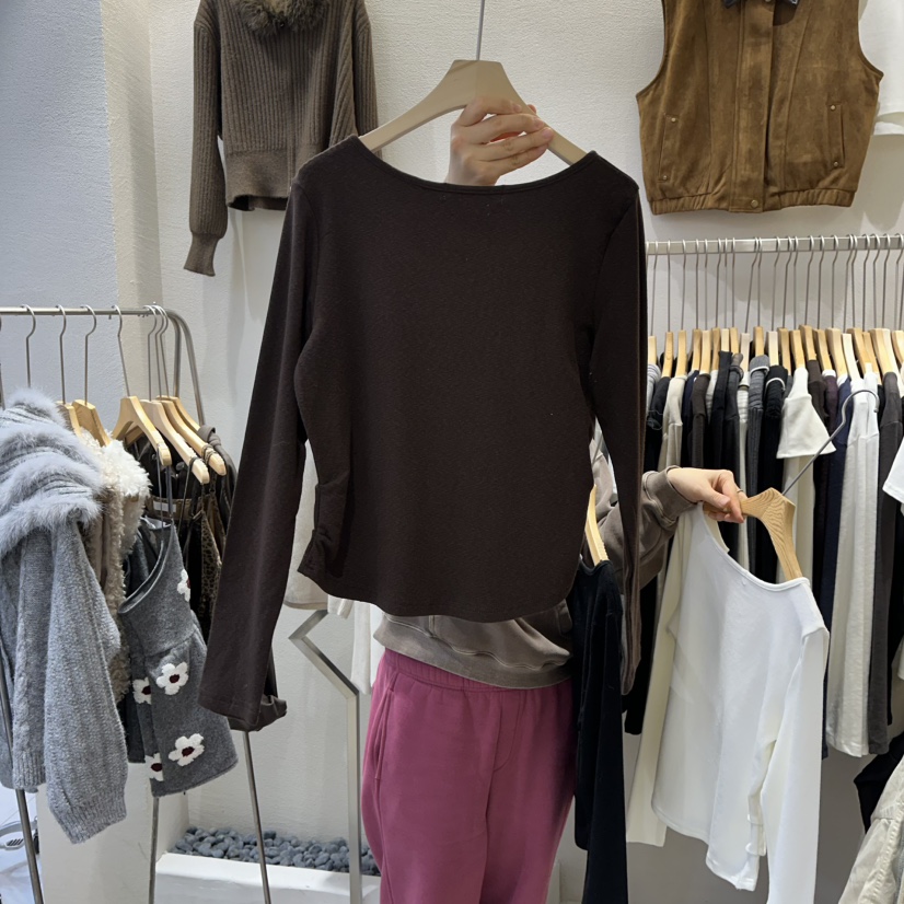 HIPTIQUE韓國直郵㊣女裝新款25秋冬真品職業時尚人氣長袖T恤HIPTIQUE長袖T恤