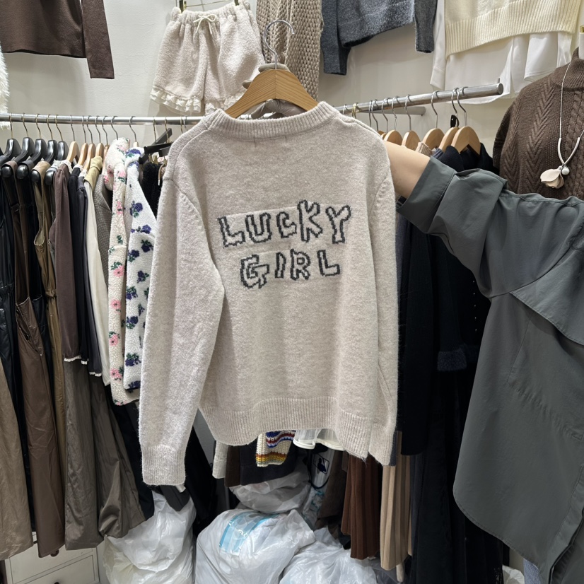 BIKINI東大門㊣代購女裝新品25秋冬真品熱賣職業人氣針織衫BIKINI針織衫