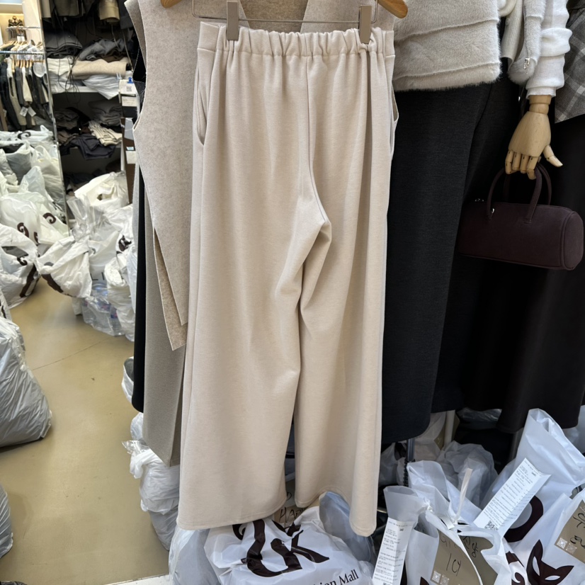 SANS東大門㊣代購女裝新款推薦真品職業25秋冬休閑休閑褲加絨SANS休閑褲