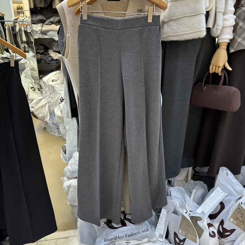 SANS東大門㊣代購女裝新款推薦真品職業25秋冬休閑休閑褲加絨SANS休閑褲圖色3