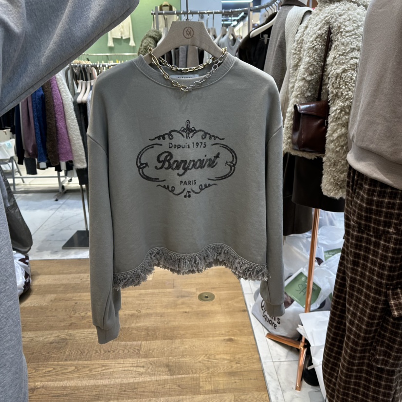 THE MOST-Q東大門㊣實拍女士新款真品時尚熱賣人氣長袖T恤THE MOST長袖T恤圖色1