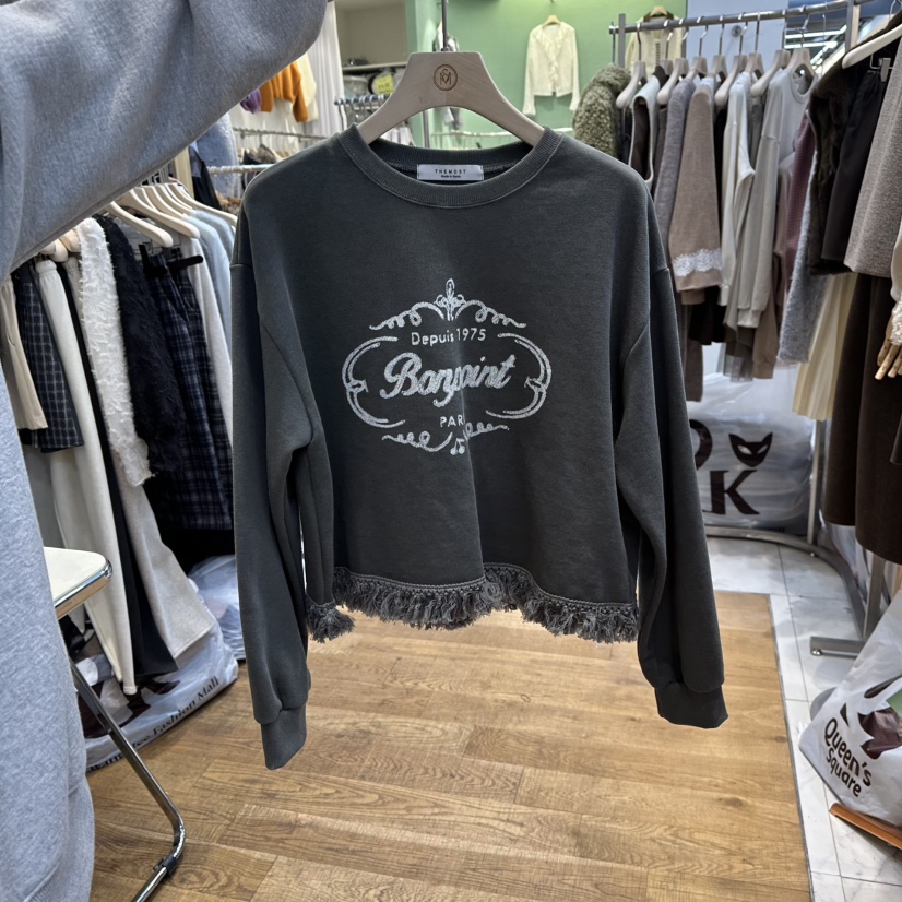 THE MOST-Q東大門㊣實拍女士新款真品時尚熱賣人氣長袖T恤THE MOST長袖T恤圖色2