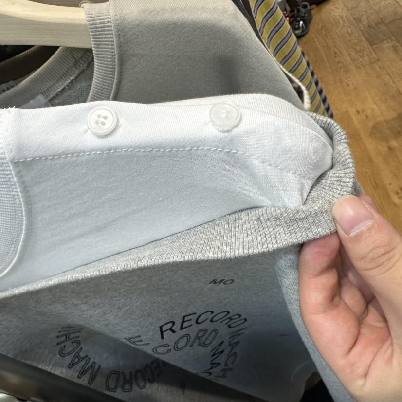 THE MOST-Q東大門㊣實拍女裝新品職業熱賣人氣衛衣假兩件THE MOST衛衣