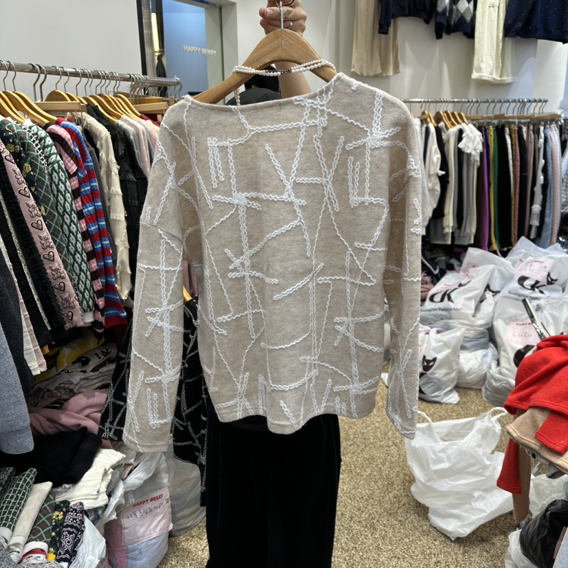 HAPPYBERRY東大門㊣實拍女裝新品熱賣真品職業針織衫不含飾品HAPPYBERRY針織衫