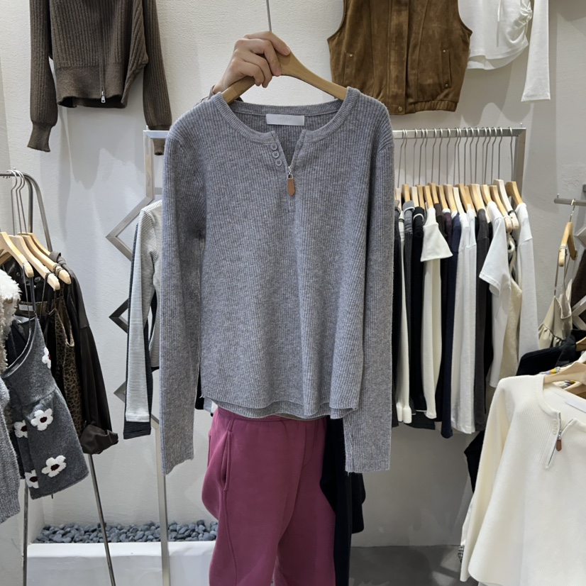 HIPTIQUE東大門㊣實拍女士新款職業休閑真品熱賣推薦長袖T恤HIPTIQUE長袖T恤圖色3