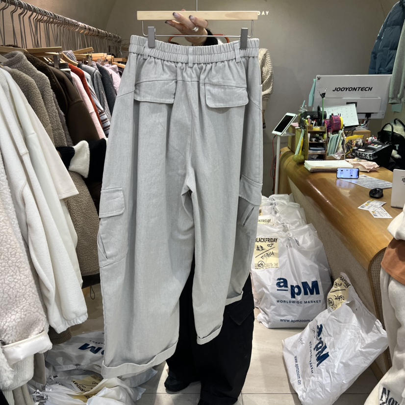 BLACKFRIDAY東大門㊣直郵女士新款職業熱賣人氣休閑褲不含腰帶BLACK FRIDAY休閑褲