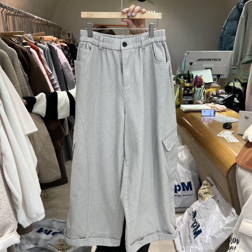 BLACKFRIDAY東大門㊣直郵女士新款職業熱賣人氣休閑褲不含腰帶BLACK FRIDAY休閑褲圖色2