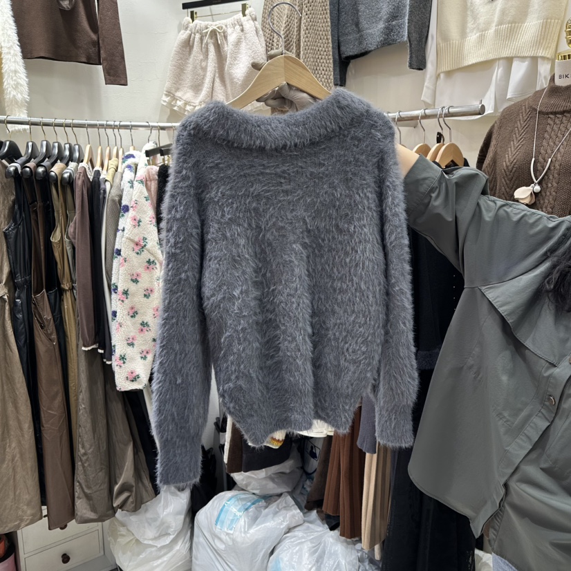 BIKINI東大門㊣代購女士新款25秋冬推薦時尚熱賣職業針織衫BIKINI針織衫