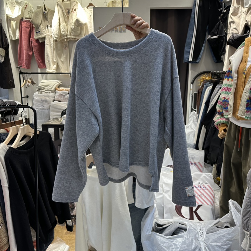 YESFREE韓國代購㊣女裝新品休閑職業真品人氣25秋冬長袖T恤YESFREE長袖T恤圖色3