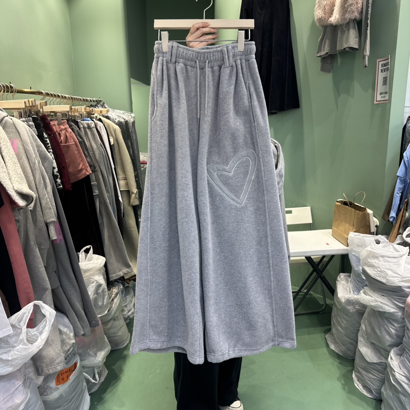 ROMANTIC NEWYORK東大門㊣代購女裝新品熱賣休閑休閑褲加絨ROMANTIC NEWYORK休閑褲圖色1