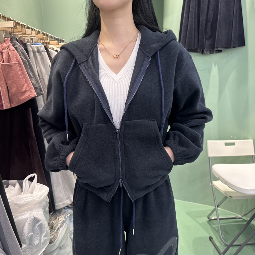 ROMANTIC NEWYORK東大門㊣實拍女裝新款時尚衛衣不含內搭加絨ROMANTIC NEWYORK衛衣圖色3