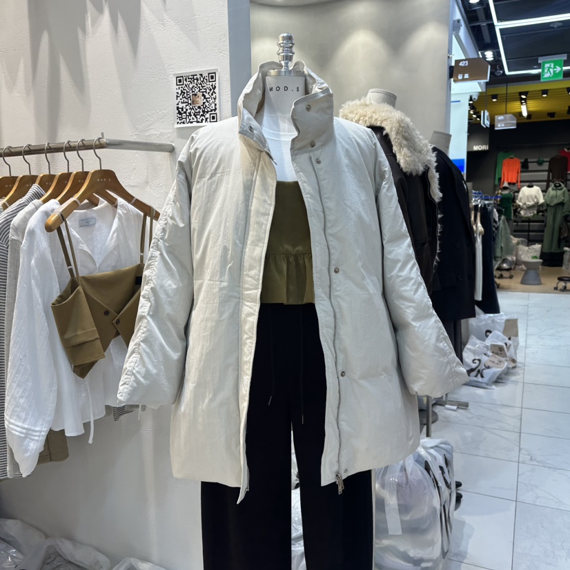 MODS-Q東大門㊣代購女士新品休閑時尚職業人氣短款棉服鴨毛MODS-Q短款棉服圖色1