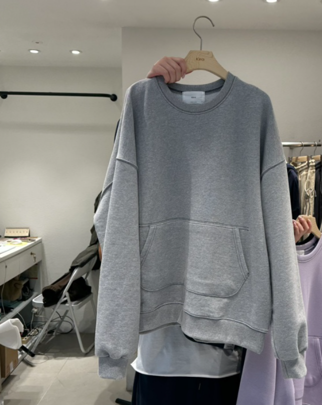 IN KIRA東大門㊣代購女裝新品熱賣推薦時尚25秋冬休閑衛衣IN KIRA衛衣圖色3