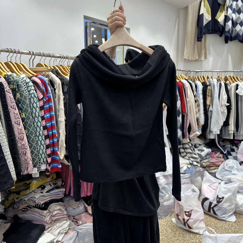 HAPPYBERRY東大門㊣實拍女裝新品職業推薦休閑人氣熱賣長袖T恤HAPPYBERRY長袖T恤圖色3